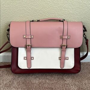 Ecosusi Sombre Vintage Laptop Briefcase Bag